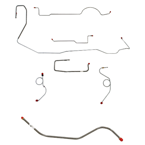Complete Brake Line Kit for 1970-1971 Plymouth Barracuda stainless steel