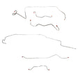 Complete Brake Line Kit for 1966 Plymouth Barracuda ABS drum brakes stainless steel
