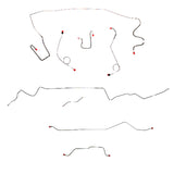 Mopar A Body Complete Brake Line Kit; Fine Lines-CBK0537SS
