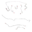 Complete Brake Line Kit for Mopar A Body
