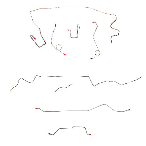 Complete Brake Line Kit for Mopar A Body