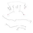 Complete Brake Line Kit for Mopar A Body