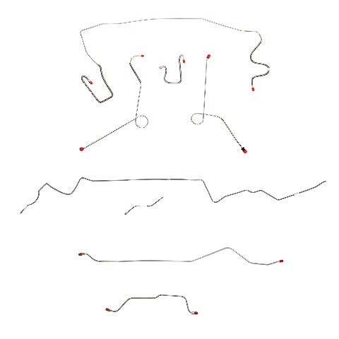 Complete Brake Line Kit for Mopar A Body