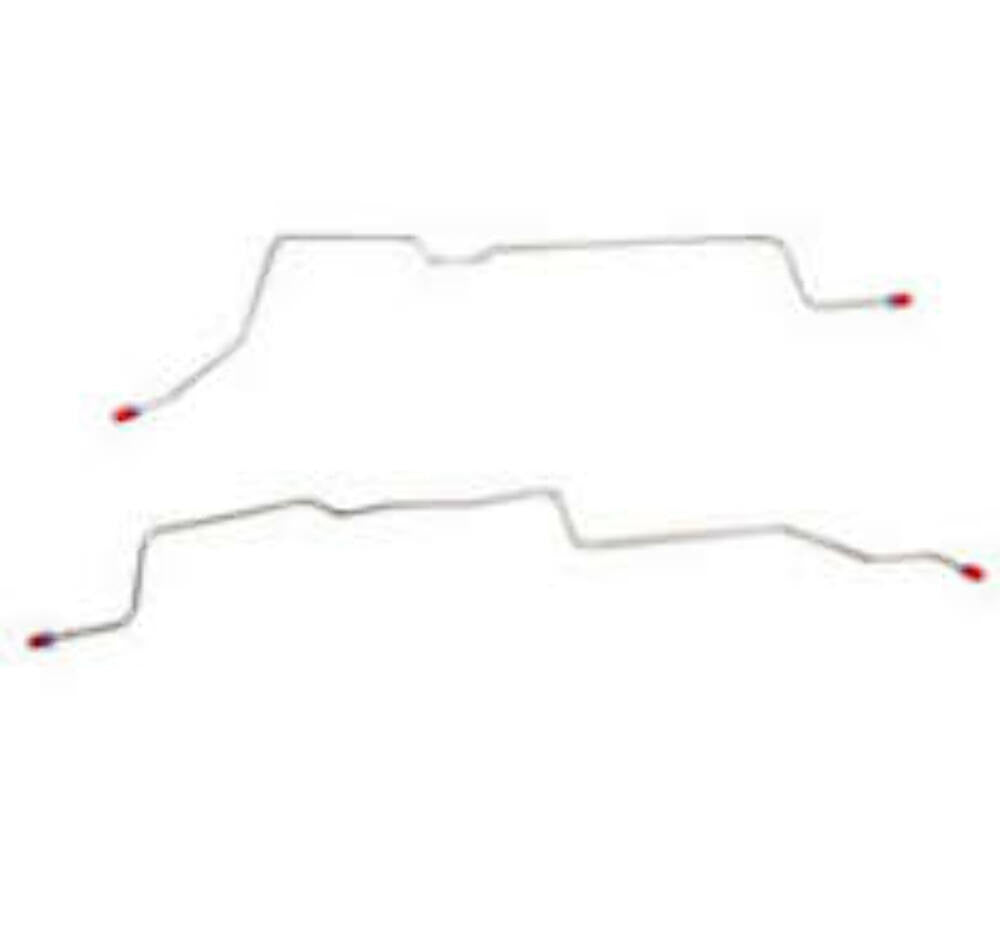 Mopar A Body Complete Brake Line Kit; Fine Lines-CBK0561SS