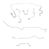 Mopar A Body Complete Brake Line Kit; Fine Lines-CBK0561SS