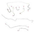 Complete Brake Line Kit for Mopar A Body