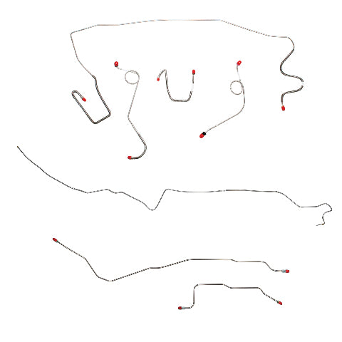 Complete Brake Line Kit for Mopar A Body