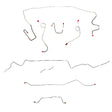 Complete Brake Line Kit for Mopar A Body