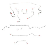 Mopar A Body Complete Brake Line Kit; Fine Lines-CBK0567SS