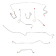 Complete Brake Line Kit for Mopar A Body