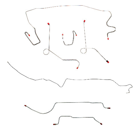 Complete Brake Line Kit for Mopar A Body