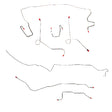 Complete Brake Line Kit for Mopar A Body