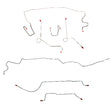 Complete Brake Line Kit for Mopar A Body
