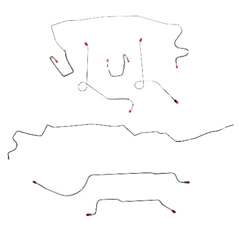 Complete Brake Line Kit for Mopar A Body