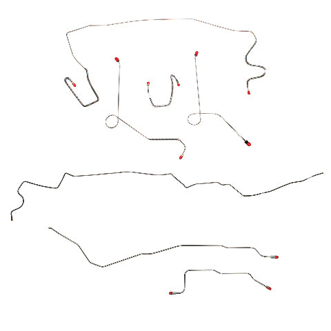Complete Brake Line Kit for Mopar A Body