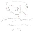 Complete Brake Line Kit for Mopar A Body