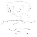 Complete Brake Line Kit for Mopar A Body