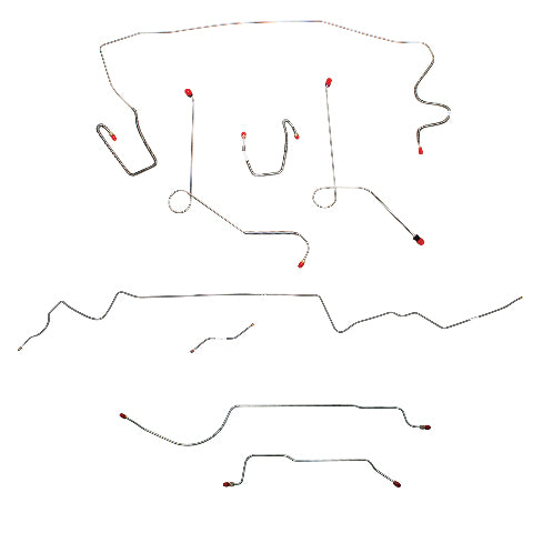 Complete Brake Line Kit for Mopar A Body