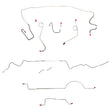 Complete Brake Line Kit for Mopar A Body