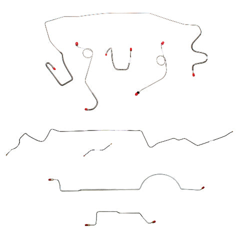 Complete Brake Line Kit for Mopar A Body