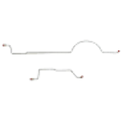 Mopar A Body Complete Brake Line Kit; Fine Lines-CBK0588SS