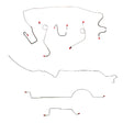 Complete Brake Line Kit for Mopar A Body