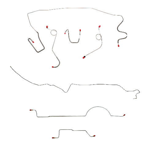 Complete Brake Line Kit for Mopar A Body
