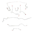 Complete Brake Line Kit for Mopar A Body