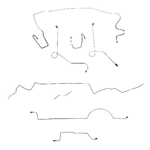 Complete Brake Line Kit for Mopar A Body