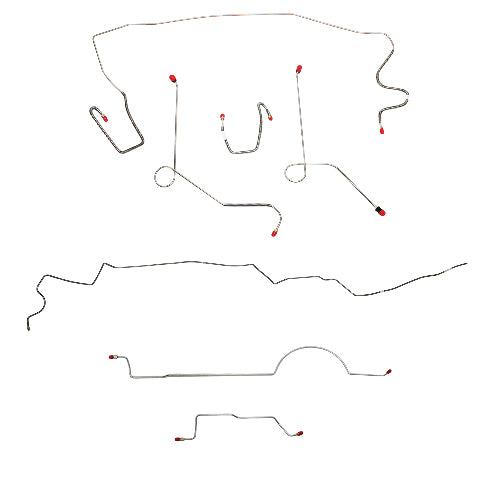 Complete Brake Line Kit for Mopar A Body