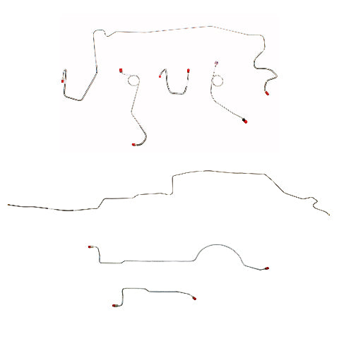 Complete Brake Line Kit for Mopar A Body