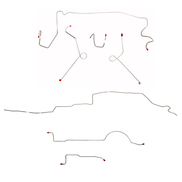 Complete Brake Line Kit for Mopar A Body