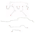 Complete Brake Line Kit for Mopar A Body