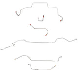Mopar B Body Complete Brake Line Kit; Fine Lines-CBK0618SS