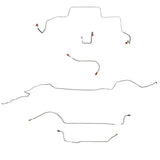 Mopar B Body Complete Brake Line Kit; Fine Lines-CBK0622SS