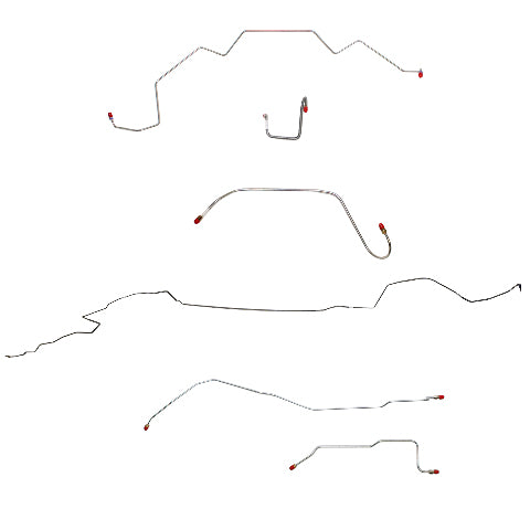 Complete Brake Line Kit for Mopar B Body