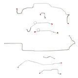 Mopar B Body Complete Brake Line Kit; Fine Lines-CBK0651SS