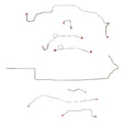 Complete Brake Line Kit for 1967-1969 Mopar B Body stainless steel