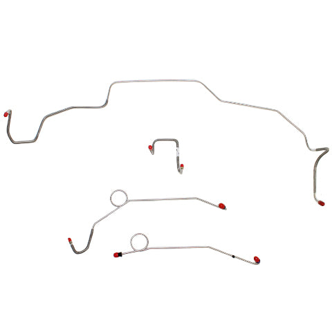 Complete Brake Line Kit for 1967-1969 Chrysler B Body stainless steel
