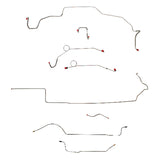 Complete Brake Line Kit for 1967-1969 Chrysler B Body ABS disc brakes stainless steel
