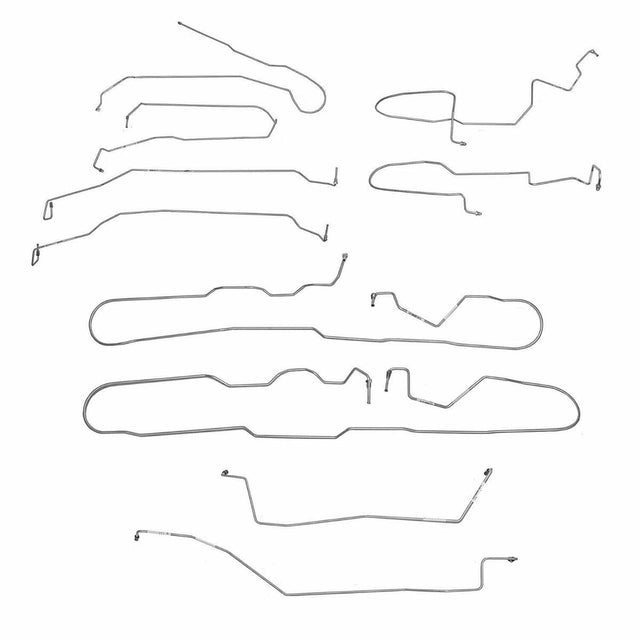 Complete Brake Line Kit for 2015-2022 Dodge Challenger Hellcat ABS stainless steel