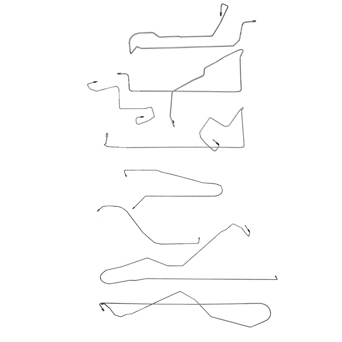Complete Brake Line Kit for 2015-2022 Dodge Challenger Hellcat stainless steel