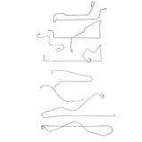 Complete Brake Line Kit for 2015-2022 Dodge Challenger Hellcat stainless steel