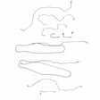 Complete Brake Line Kit for 2011-2016 Ford F-350 ABS short bed stainless steel