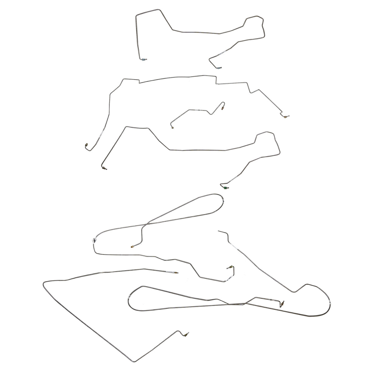 2004 Pontiac GTO Complete Brake Line Kit Stainless Steel CBK0697SS