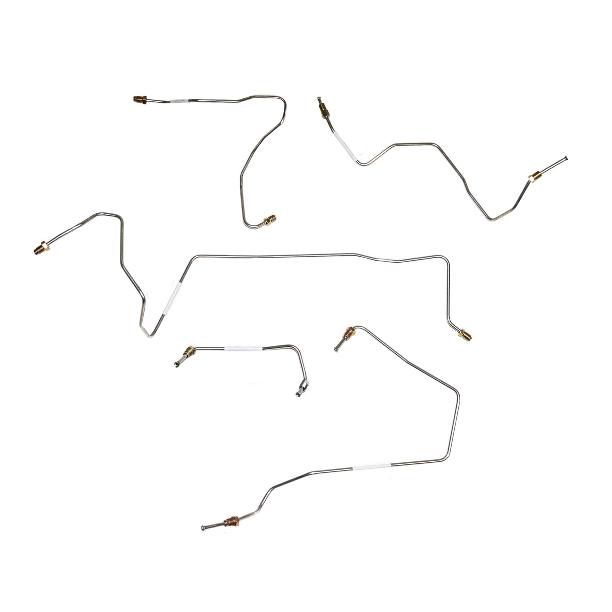 2001-03 Toyota RAV4, 2.0L, 2WD, Complete Brake Line Kit Steel CBK0709OM