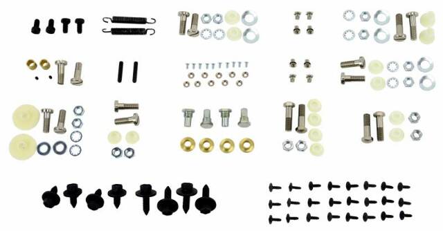 Pontiac GTO And Convertible Top Bolt Kit fits 1964-1966 Chevy Chevelle CBK300 Shafer's Classic Reproductions