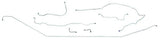 Fits 1956 - 1962 Chevrolet Corvette Full Brake Line Set CBL900