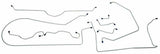 Fits 1963 - 1964 Chevrolet Corvette?Full Brake Line Set CBL901