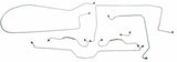 Fits 1965 Chevrolet Corvette Full Brake Line Set CBL903